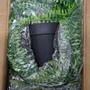 Sggvecsy Fake Hanging Plants 6 Pack Artificial Hanging Eucalyptus Plants Potted Greenery Faux Mandala Vine String of Pearls Boston Fern Ivy Vine Leaves Pea Pod for Home Indoor Outdoor Shelf Wall Decor