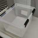 IRIS USA File Box WeatherPro Organizer Plastic for Letter/Legal, Water Resistant Document, Durable Lid, Seal w/Secure Latching Buckles, Stackable, Nestable, Clear 32 Qt. 1 Pack