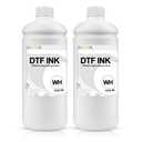 SPLENDIDCOLOR DTF Ink 1000ML White Ink Premium Water Base Digital Inkjet Ink Refill for Direct to Film Printers with Printhead L1800 L805 R1390 4720 I3200 XP600 DX7 DX5 5113-2 Pack