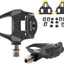 Road Bike Pedals 105 PD-R7000 Carbon Bicycle Self-Locking SPD SL Pedals Compatible with Shimano Bike Pedal SPD-SL + SH11 Cleats Set,2 in 1