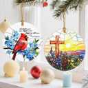 Cardinal Christmas Ornament, Christmas Tree Ornaments, Keepsake Ornaments, Holiday Decor, Cardinal Gift, Remembrance or Memorial Gifts, Sympathy Gifts for Loss of Loved One