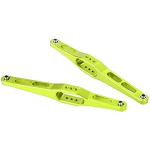 Rear Suspension Arm, Durable Metal 2pcs Set Rear Trailing Arms for RC Car Enthusiasts Off-Road Racing and Track Performance(Green 0023G)