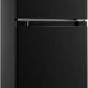 Midea MERM45S3ABB 4.5 Cu Ft Double Door Refrigerator Black, Cubic feet