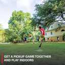 Rukket Kickball Set with Bases | Rubber Throw Down Plates and Kick Ball | Perfect for Kids and Adults | Playground and Backyard Game | Air Pump and Foul Line Cones