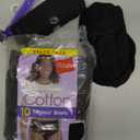 Hanes womens Cotton Brief Underwear, 10 Pack  Brief Black, 7 US