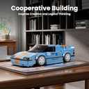 Mould King F40 LM Classic Sports Car Building Kits, MOC Racing Car Toys Model, Vehicle Blocks Set Suitable for Boys to Build, House Decoration Gifts for Kids and Adults 27077 (435 Pcs)