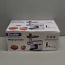 Electric Meat Grinder,3000 Max Heavy Duty Stainless Steel Meat Mincer with 2 Blades,3 Grinding Plates,3 Sausage Stuffer Tubes & Kubbe Kit for Home & Kitchen Using