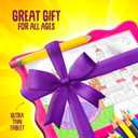 Dan&Darci Light Up Tracing Pad for Kids - Arts & Crafts Writing Drawing Tracer Board, Craft Kit for Girls & Boys Ages 6-12 - Birthday Toys Gifts Ideas for Girl or Boy 6+ Year Old Gift Toy - 6 7 8 9 10