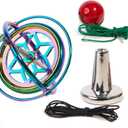 Joytech Precision Gyroscope Kill Time Metal Anti-Gravity Spinner Balance Toy Colorful JA05