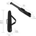 USB Charging Smart Acoustic Electric Pocket Travel Chord Practice Portable Guitar Neck for Beginner AI LCD (BLACK)