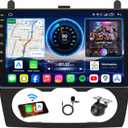 Upgrade 4Core+64GB Car Radio for Nissan Altima 2007-2012: Android 13 Stereo 9" IPS 1280 * 800 Touch Screen Wireless CarPlay Android Auto 5G WiFi Bluetooth 5.0 GPS 1080p Camera SWC FM (Manual A/C)
