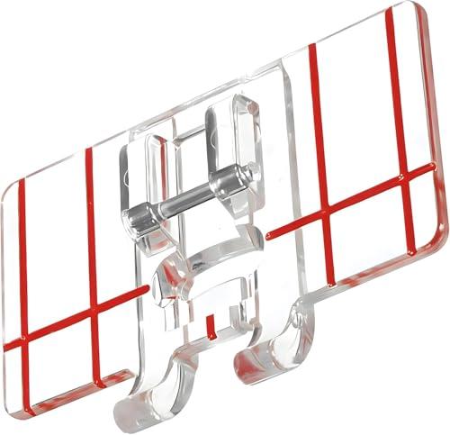 YOFAN Border Guide Sewing Machine Presser Foot - Fits All Low Shank Snap-On Singer, Brother, Babylock, Euro-Pro, Janome, Kenmore, White, Juki, New Home, Simplicity, Elna and More!