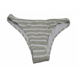 GORGLITTER Women's High Waisted Thong Bikini Green Medium