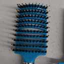 Ultra Magical Detangler Brush, For Wet Or Dry Detangling HairBrush For Men, Women And Kids (Rainbow+Blue)