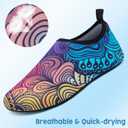 Metog Men Women Water Shoes Quick-Dry Aqua Socks Barefoot Slip-on for Beach Swim Sport Surf Yoga Exercise