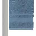 Stainless Steel L-Shaped Hand Towel Holder, SUS304 Bathroom Towel Rack with Thickened Base for Countertop Vanity (Chrome, Square Base)