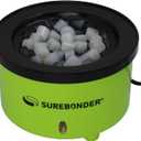 Surebonder Mini Hot Glue Skillet, 3-inch Diameter, 0.75-inch Depth, Dip Crafts Directly Into Pot of Hot Glue, Floral, Wreaths, Jewelry, Green