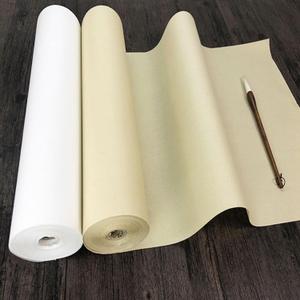 Xuan Rice Paper 18inx27yd Mulberry Calligraphy Sumi-e Decoupage White | Chinese handmade art roll, smooth durable, for painting, printing&crafts; moistureproof tube keep flat ideal gift for all.