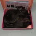 Ms Taj 11" Short Wavy Hair Topper for Thinning Hair, Lightweight Synthetic Hairpiece for Women, 6.5x6.5 Inch Breathable Base for Natural Volume & Crown CoverageHighlighted Dark Brown