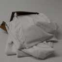 Modavari Home Fashions Carlisle Blackout Thermal Lined Single Panel 84x52 White