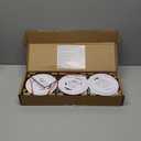 Kidde Smoke and Carbon Monoxide Detector, Hardwired with AA Battery Backup, LED Status Lights, Interconnected, 85 dB Alarm, 5 inches, 30CUAR, 3 Pack