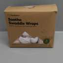 3-Pack Organic Baby Swaddle Sleep Sacks - Swaddles for Newborns, Infant 3-6 Months, Baby Girls, Boys, Soft & Snug Newborn Sleep Sack, Nursery Swaddling Blankets (Blossom, L)