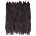 6Packs 14" 18" 24" Senegalese Twist Crochet Hair Braids Small Havana Mambo Twist Crochet Braiding Hair 2S Senegalese Twists Hairstyles For Black Women 30strands/pack 24 colors (18 inches, 33)