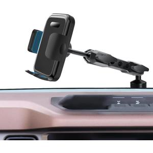 Phone Mount Holder for Ford Bronco 2021 2022 2023 2024 2025 2026 2/4 Door, Phone Mount for All Mobile Phones, OEM Screws Dash Mount Install, for Ford Bronco Accessories (Not for Bronco Sport)