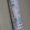 RoomMates RMK12330PLW Blue Watercolor Tree Mosaic Peel and Stick Wallpaper