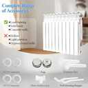 AB Wall-mounted Radiator Heater with 10 Panels