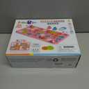 Logic Road Builder Games Toys: STEM Toys for 4 Year Old Kids, Montessori Board Game Brain Teaser Puzzles Preschool Learning Activities Educational Toy for Toddler Ages 3 5 6 7 8-12 Gifts(Pink 32PCS)