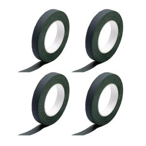 4 Rolls Floral Tape 1/2" Wide, Dark Green Floral Tapes Green Bouquet Tapes, Grass Green Stem Wrap for Bouquet Stem Wrapping/Wedding Bouquet