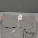 JOTOOK Mens Casual Corduroy Pants Lightweight Elastic Waist Drawstring Pants Straight Baggy Pants with Pockets XX-Large LightGray