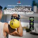 Aeromat Elite Mini Kettlebells – Weighted Exercise Medicine Ball with Anti-Slip Grip & Wide Handle, Strength Training Kettlebell for Squats, Workouts, & Home Gym Use