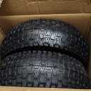 Taifa 13 Inch 2 PCS Air Wheels and Pneumatic Rubber Tires 5.00-6 Replacement with 3/4'' Axle Bore Hole, Inflated Wheel for Pressure Washers, Wheelbarrows, Hand Trucks, Garden Carts, Lawn Mower etc.