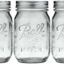 Ball Glass Mason Jar, Regular Mouth, Pint Size, 16 OZ (Pack of 2)