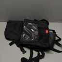 LUCMO Car Backseat Organizer with Touch Screen Tablet Holder,9 Storage Pockets Storage Organizer,Protectors Kick Mats Travel Accessories (Black, 2 Pack with Food Tray)