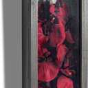 Freezing point Shadow Box Frame 7x15 Shadow Box Display Case Cabinet Picture Frame with Linen Back Memorabilia Awards Medals Bouquet Photos Badge Wedding Memory Box for Keepsakes Large Long Brown