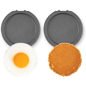 Dash MultiMaker Mini System Removable Plate Set - Mini Pancake Maker - Ceramic, Nonstick Replacement Plates - Waffle Maker Not Included - 4-Inch - Two-Pack - Griddle Plates