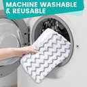 6 Pack Steam Mop Replacement Pads Compatible with Shark Steam Mops S1000/S1000A/S1000C/S1000WM/S1001C, Floor Steamer Pads Washable, Reusable Microfiber Cleaner Pads