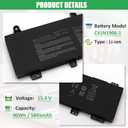 C41N1906-1 Laptop Battery Replacement for ASUS TUF Gaming A15 FA506IV FA506QR A17 FA706IU F15 FX506 FX506LU FX506IV F17 FX706 FX706IU FX766IU ROG Zephyrus Duo 15 GX550 Series 15.4V 90Wh