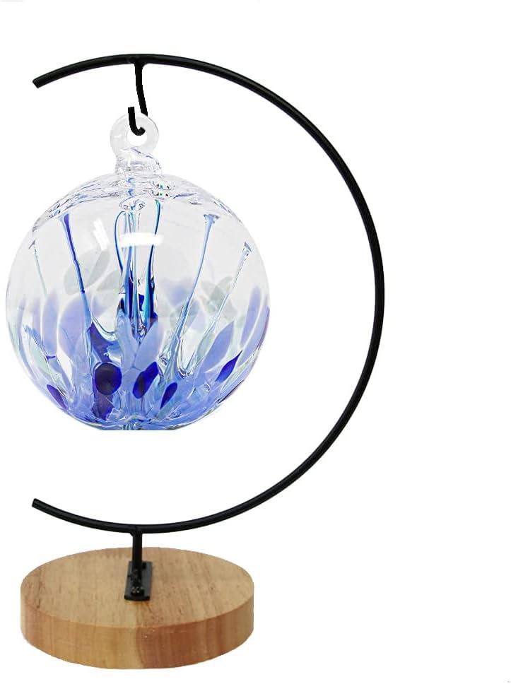 Ornament Display Stand Holder Iron Hanger for Chrismas Hanging Glass Globes (C Shape 1 Pcs)