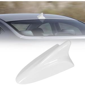 Shark Fin Antenna Cover Compatible with for Elantra Sedan MD 2011-2016,for Hyundai Sonata Sedan YF 2009-2014 w/GPS,for Genesis Sedan BH 2008-2013,96210,962103Q800,962103X100NKA (White)