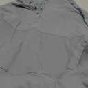 AlvaQ Women Casual Button V Neck Hoodies Oversized Pullover Sweatshirt Hooded Tops with Pockets, Size 2XL