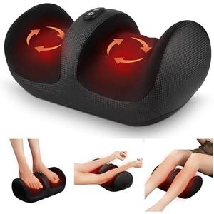 Nekteck Foot Massager with Heat & Foot Roller, Shiatsu Calf Leg Massager for Circulation and Neuropathy Pain Relief for Feet Care Home Office Gadgets Relaxing Massage Tools Gifts for Women Men Mom Dad