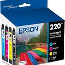 4 Pack New 220XL T220XL Ink for Epson WorkForce Black Color 220 T 220 XL Set