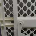 Toddleroo by North States - Supergate Ergo Baby Gate: Plastic Baby Gate for Stairs & Doorways - Adjustable Indoor Safety Gate - Made in USA - 26 to 42 Inches Wide - 26 Inches Tall - Ivory