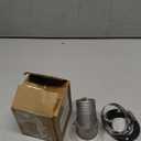 Boat Fuel Deck Fill/Filler with Keyless Cap with Screws, Marine Mirror Polished Stainless Steel Hardware Angled Neck for Boat Yacht Caravan