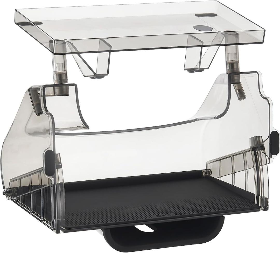 3W Tesla Model Y Juniper 2025 2026 & Model 3 Highland 2024-2026 Under Screen Storage Box, Center Console Organizer Tray, Magnetic Installation, Hidden Design, Accessories