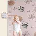 74x50 Playpen Mat Foam Thick, 1 inch Thicker & Waterproof Baby Play Mat for Kids Toddlers Infants Floor Crawling, 1" Cushioning Padded Large Playmat for Indoor Outdoor, Gift for Boys Girls, Boho